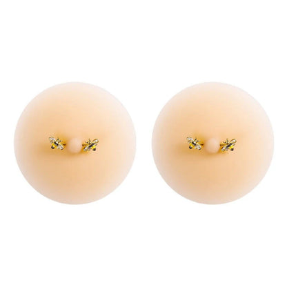 Seamless Breast Patch With Nipple Studs