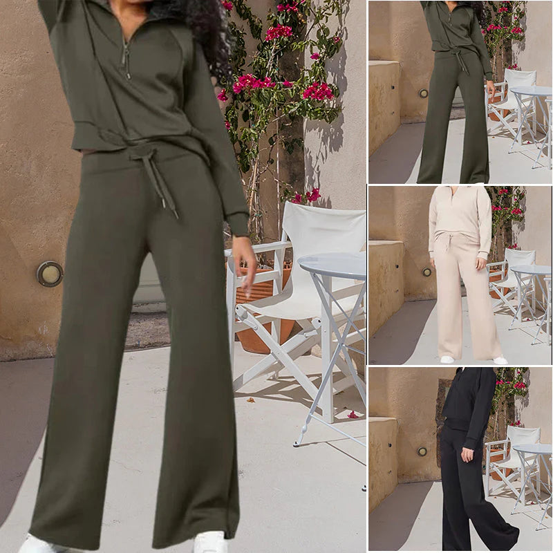 Women's Casual Zipper Set