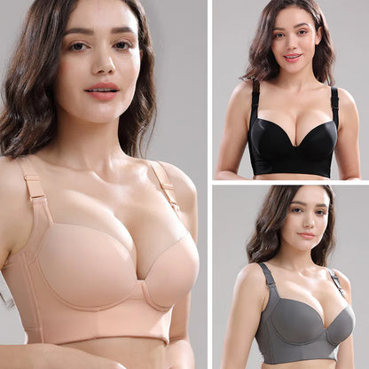 Deep Cup Bra With Shapewear