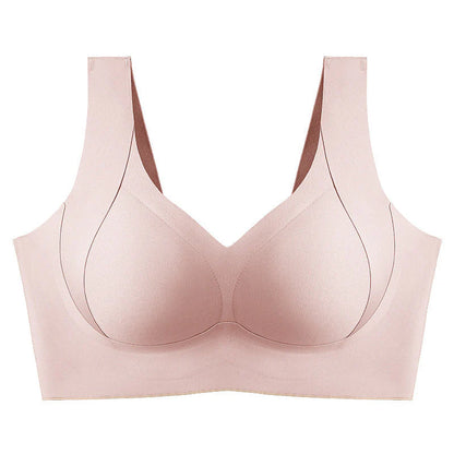 Side Coverage and Anti-Sagging Wire-Free Bra