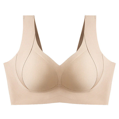 Side Coverage and Anti-Sagging Wire-Free Bra