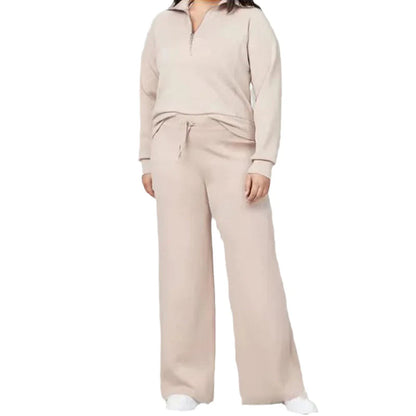 Women's Casual Zipper Set