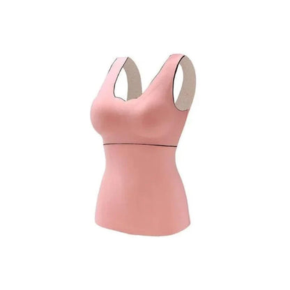 Thin Seamless Fleece Underwear Vest