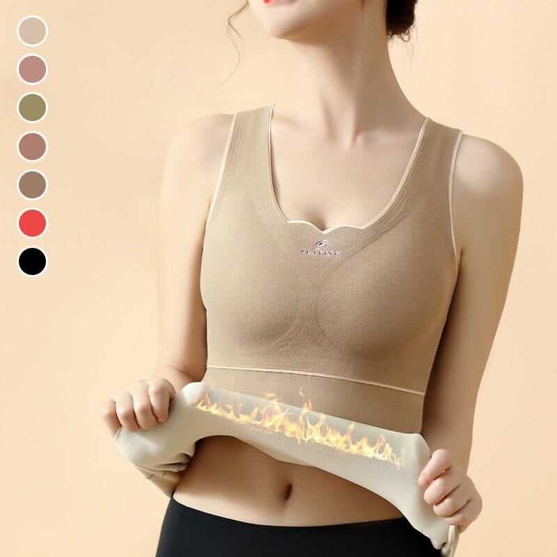 Thin Seamless Fleece Underwear Vest